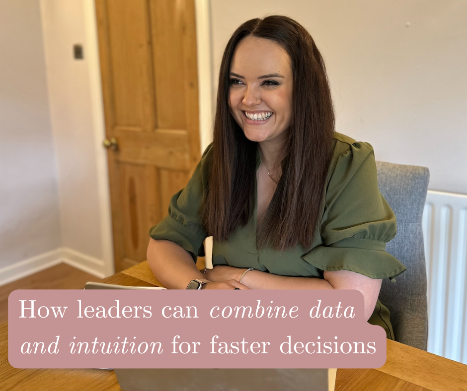 How leaders can combine data and intuition for faster decisions