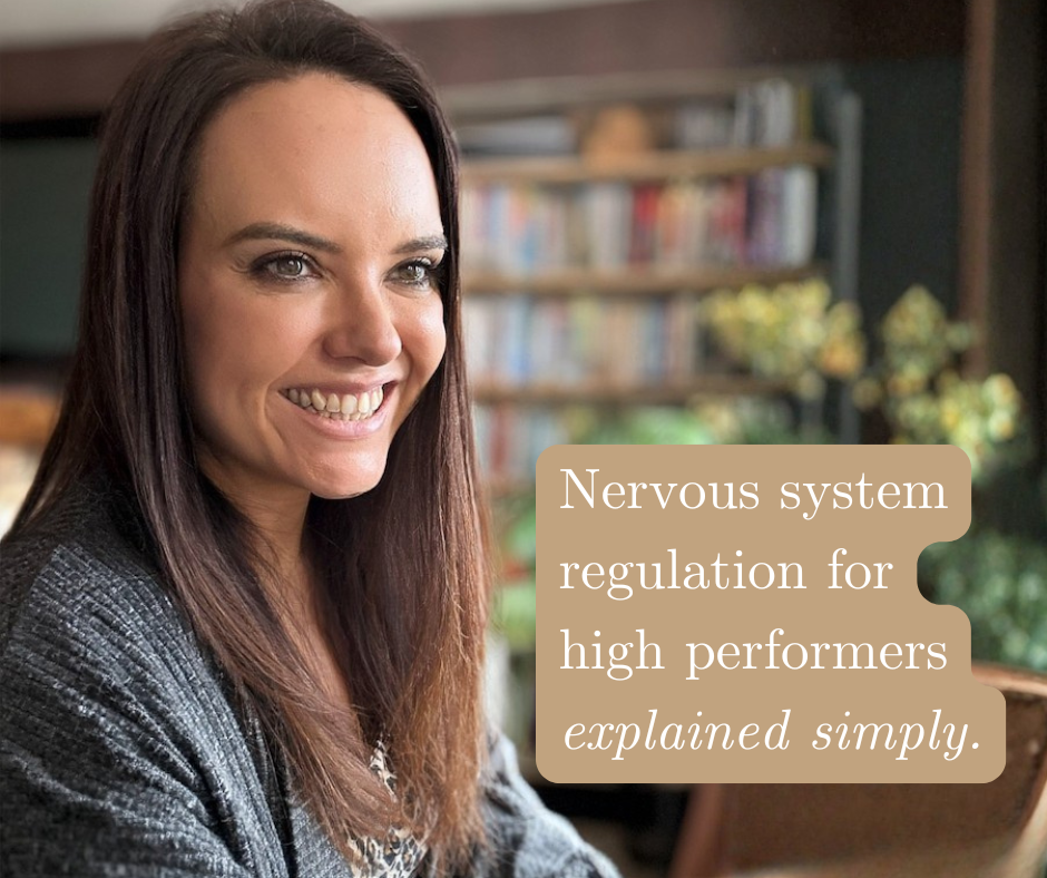 Nervous system regulation for high performers explained simply